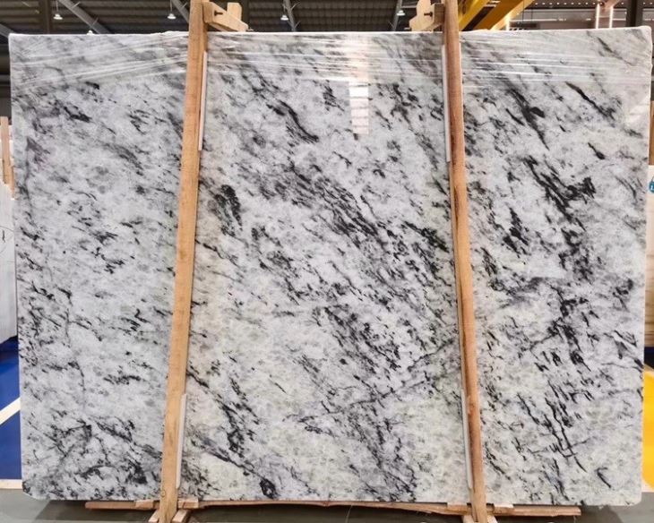 China Blue Crystal Marble Slabs