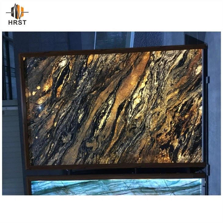 Black Fusion Quartzite  backlight