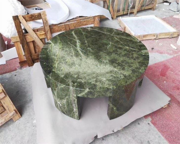 Rain Forest Green Marble Table